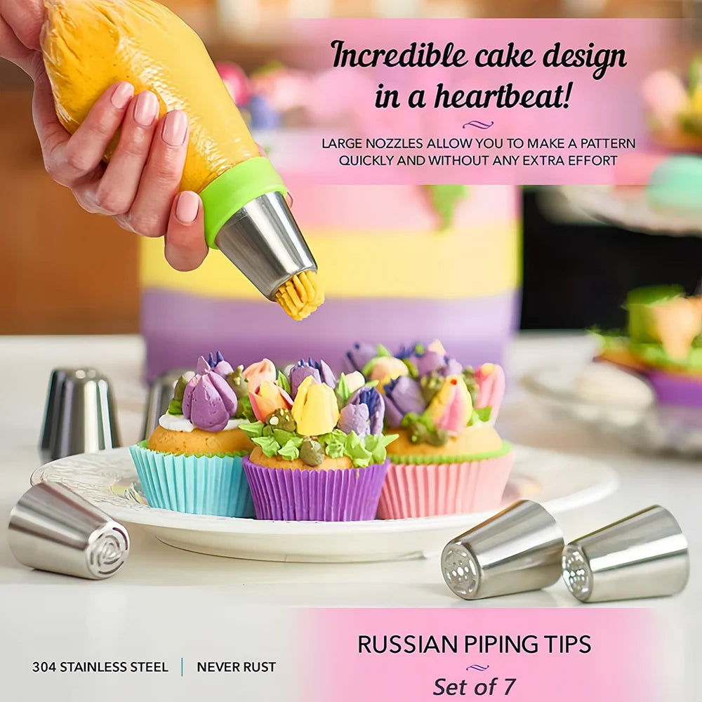 7PCS Decorating Nozzle Set