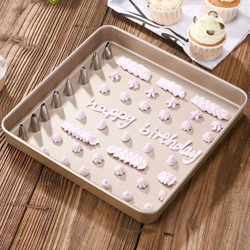 8/10/16Pcs/Set Silicone Pastry Bag Tips