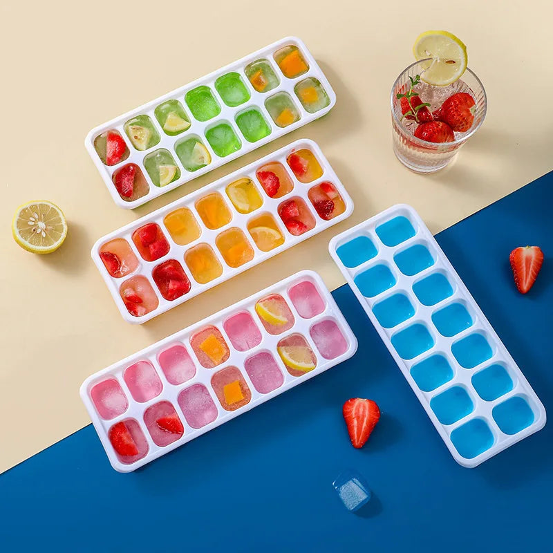 14 Grid Ice Cube Tray Silicone Mold