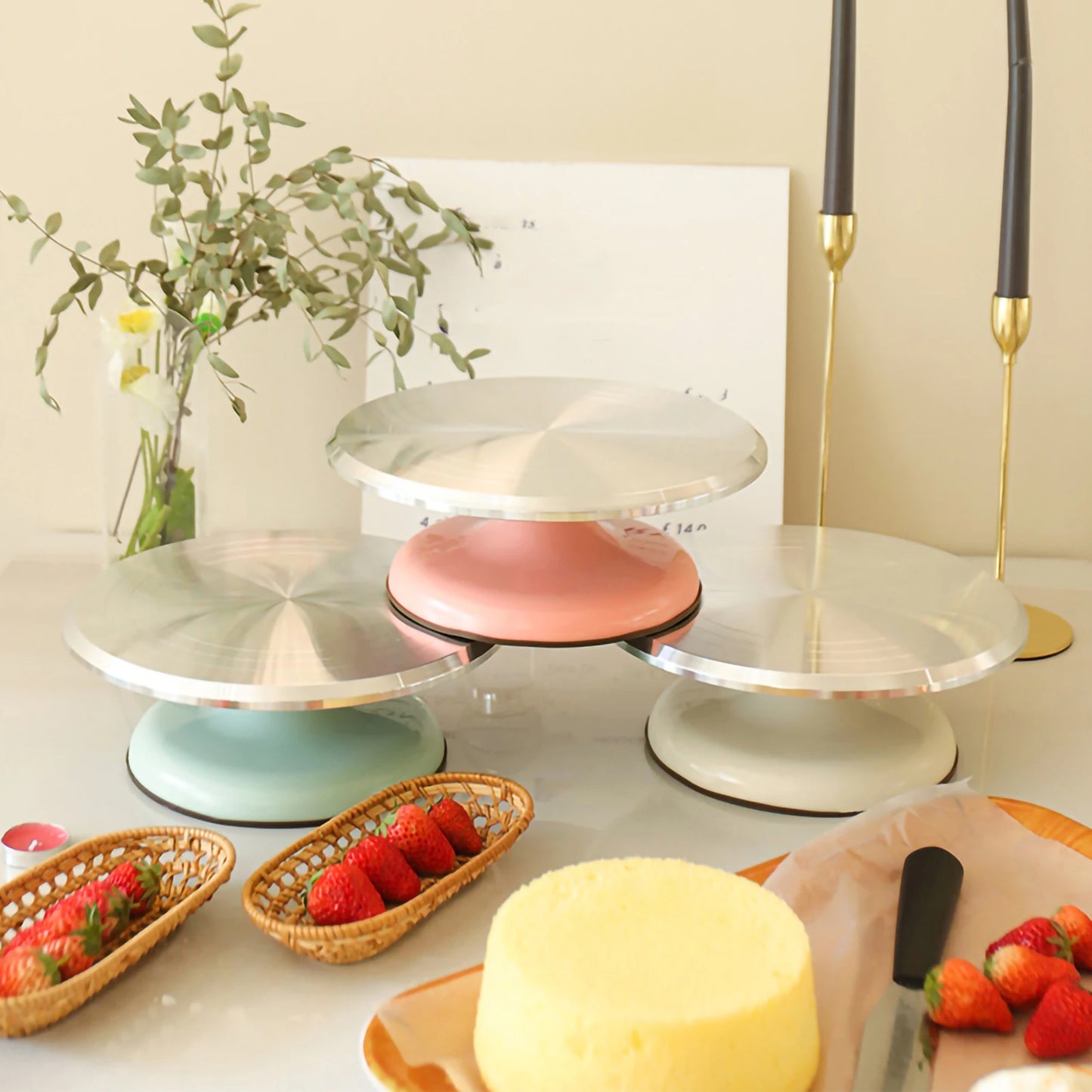 Cake Turntable Cake Decorating Table