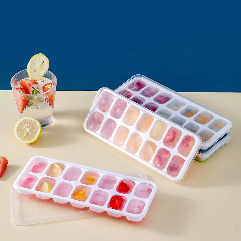 14 Grid Ice Cube Tray Silicone Mold