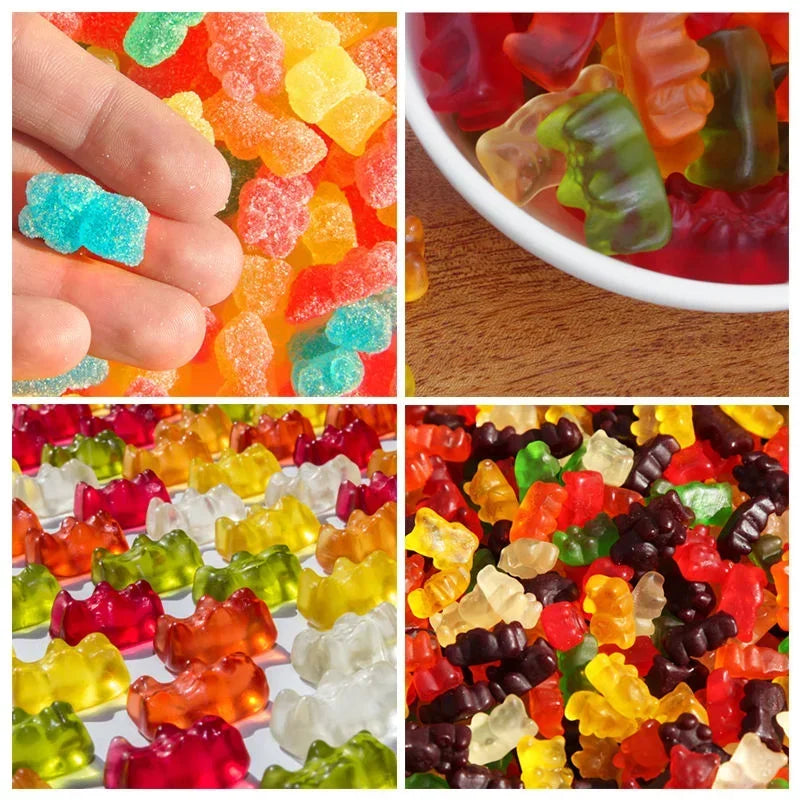 50 Grids Gummy Bear Mold Silicone Tray