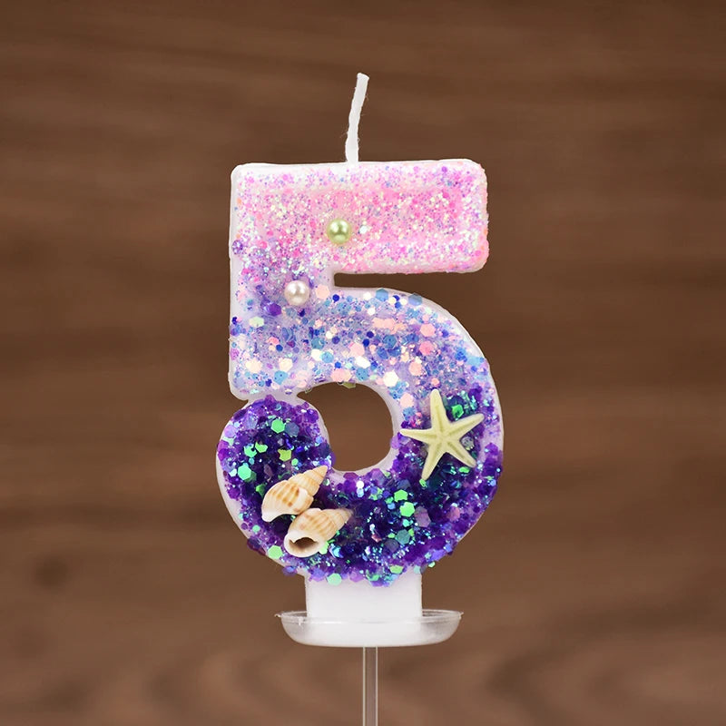 Mermaid Cake Candle