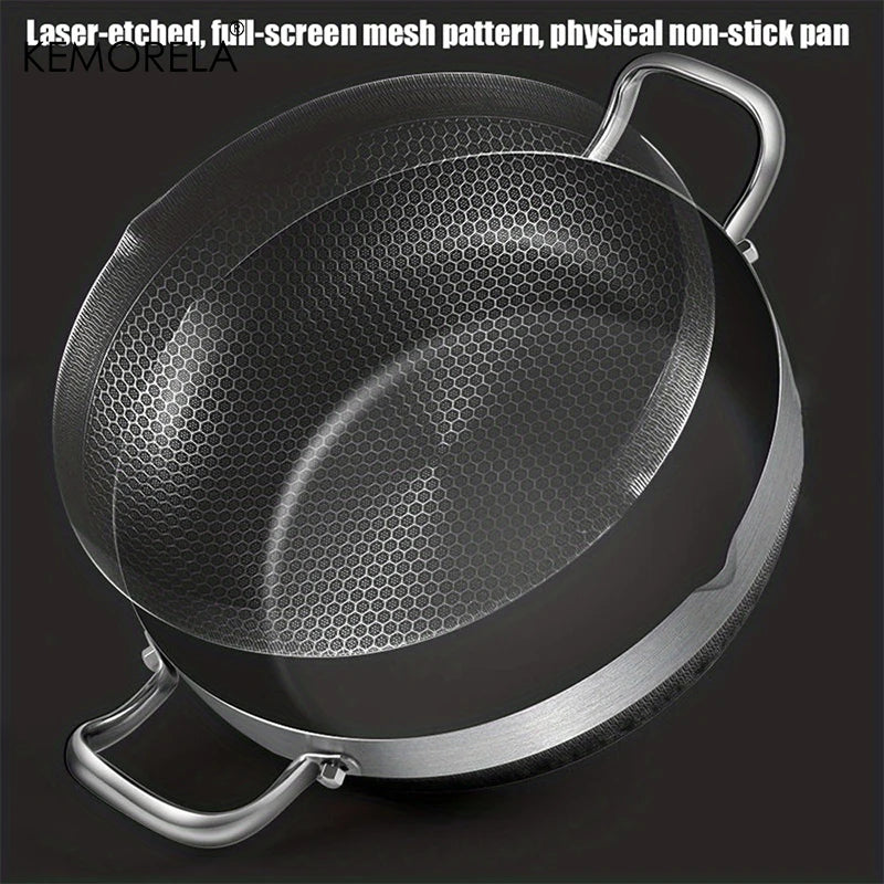 26/28/30CM Frying Pan - Stainless Steel Non Stick