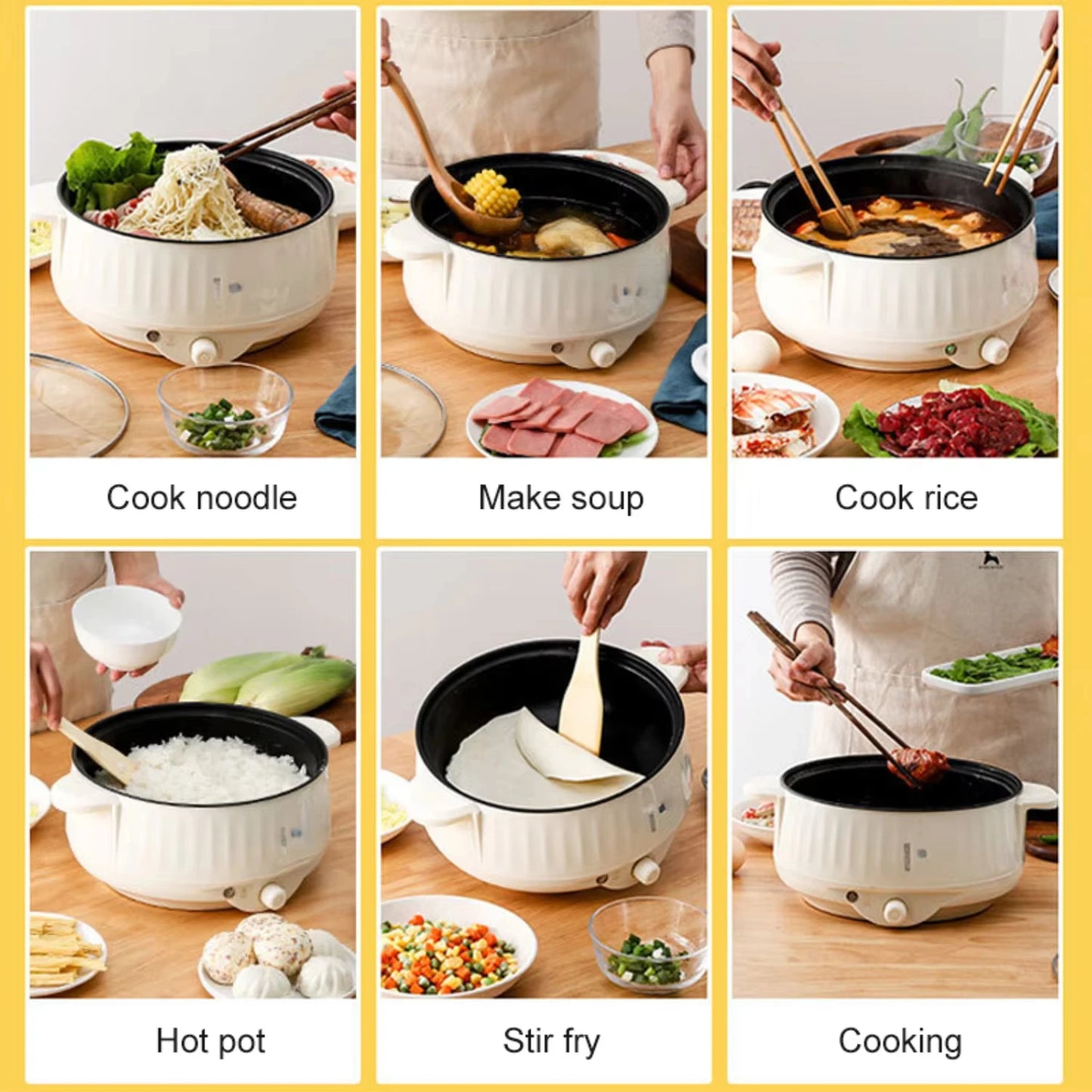 Convenient, Versatile Double Layer Non-Stick Compact Rice Cooker