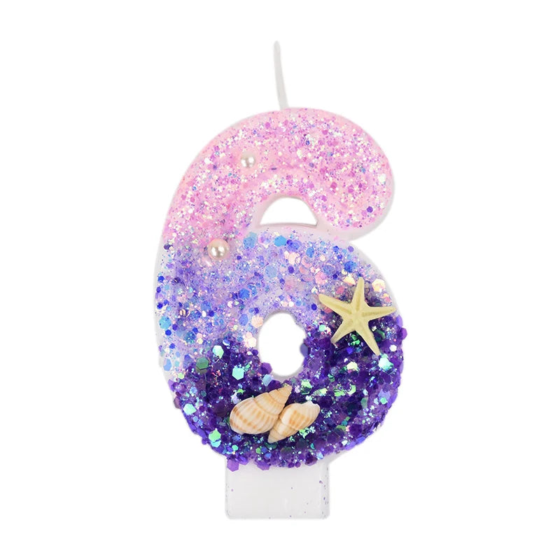 Mermaid Cake Candle
