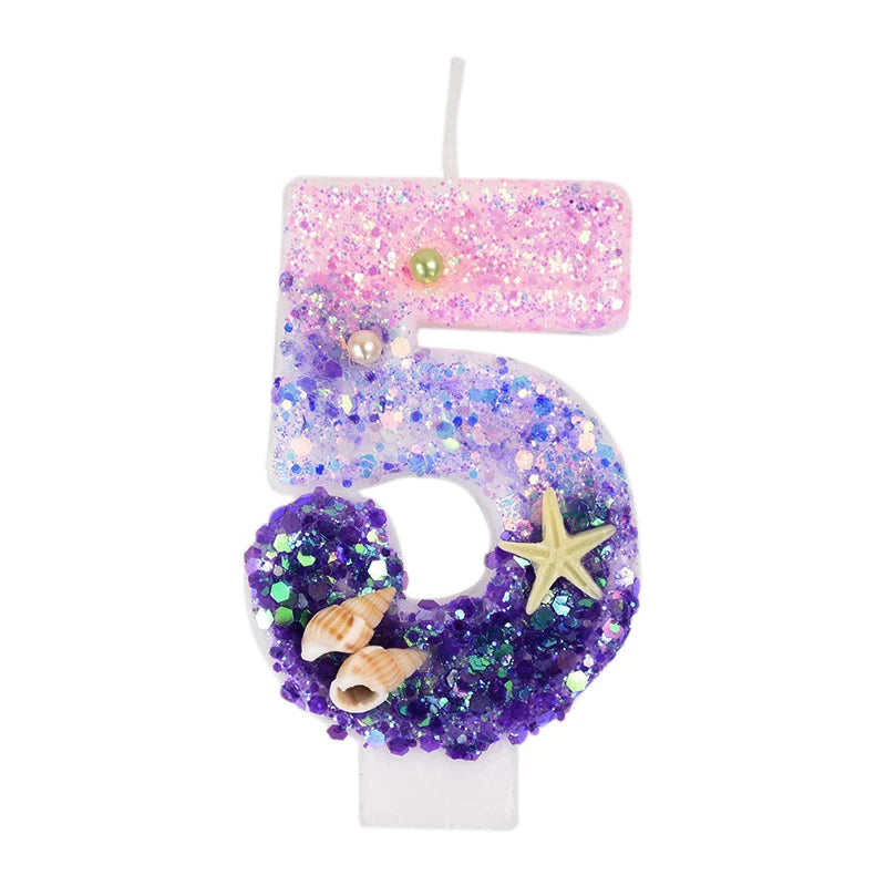 Mermaid Cake Candle