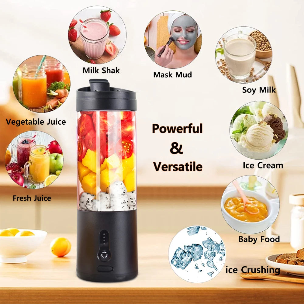 Rechargeable Mini Portable Electric Fruit Juicer
