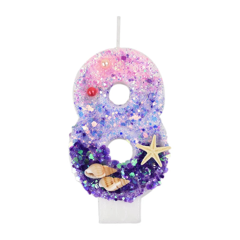 Mermaid Cake Candle