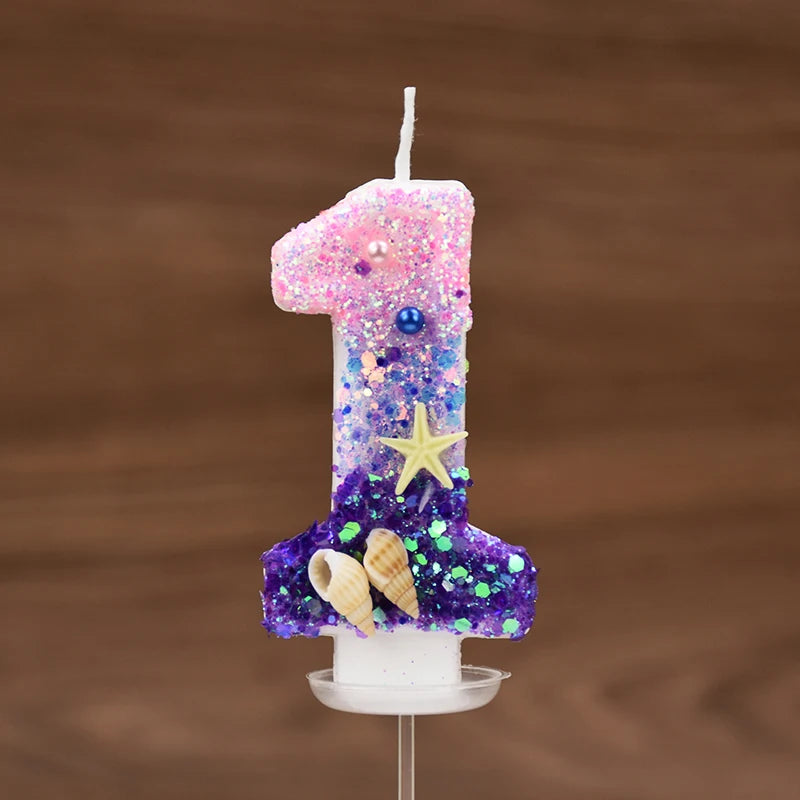 Mermaid Cake Candle