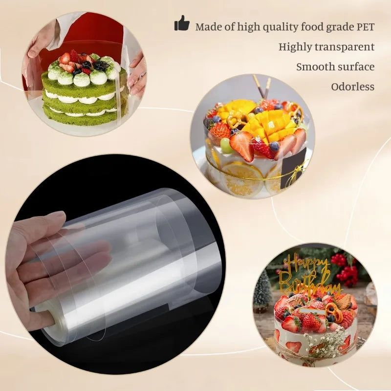 Clear Cake Collars for Mousse Cake