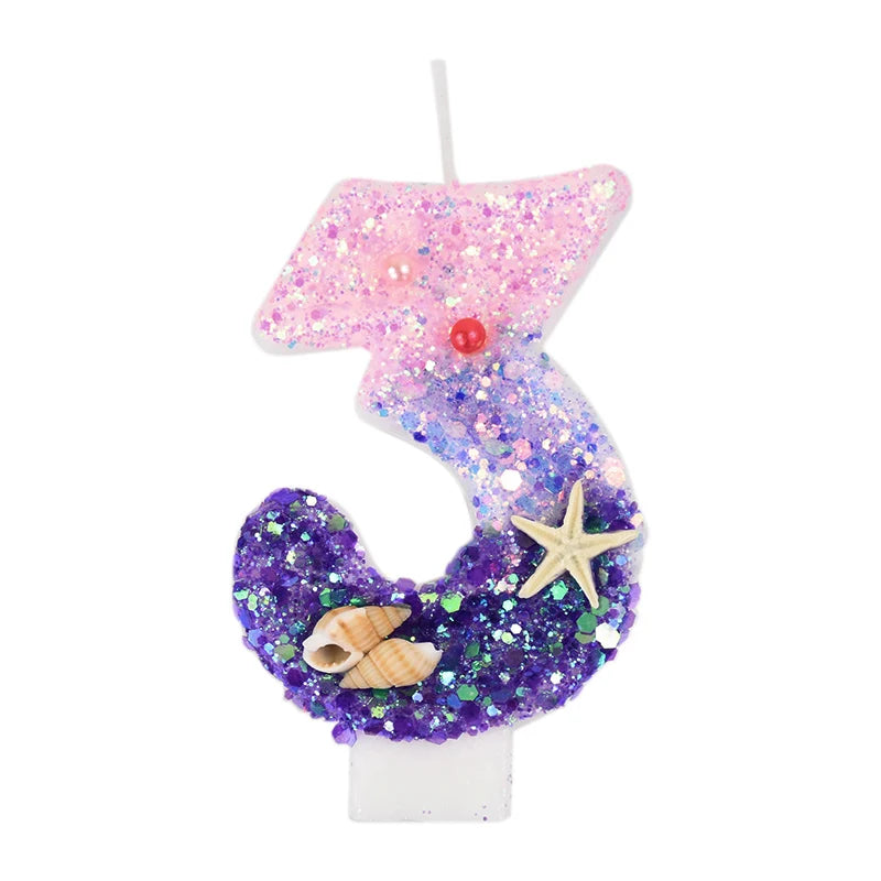 Mermaid Cake Candle