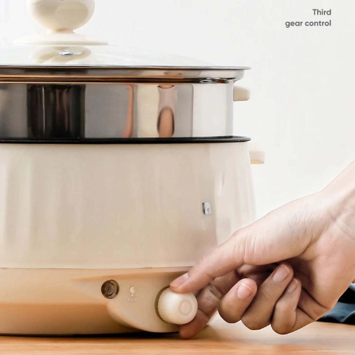 Convenient, Versatile Double Layer Non-Stick Compact Rice Cooker
