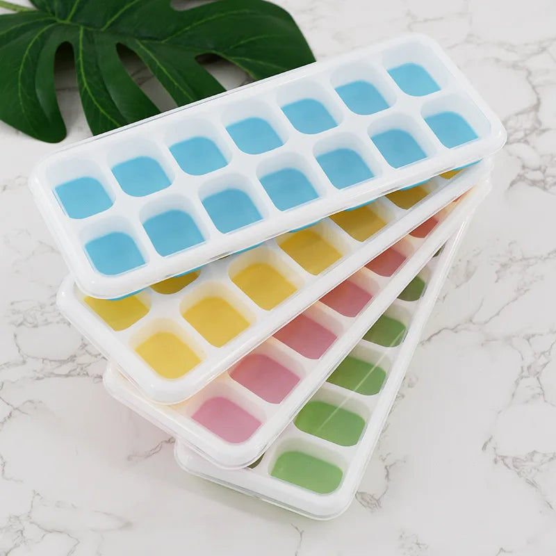 14 Grid Ice Cube Tray Silicone Mold