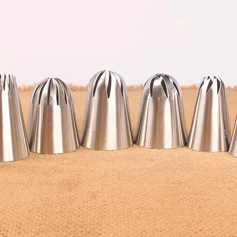 8pcs Large Metal Cookies Tip Sets