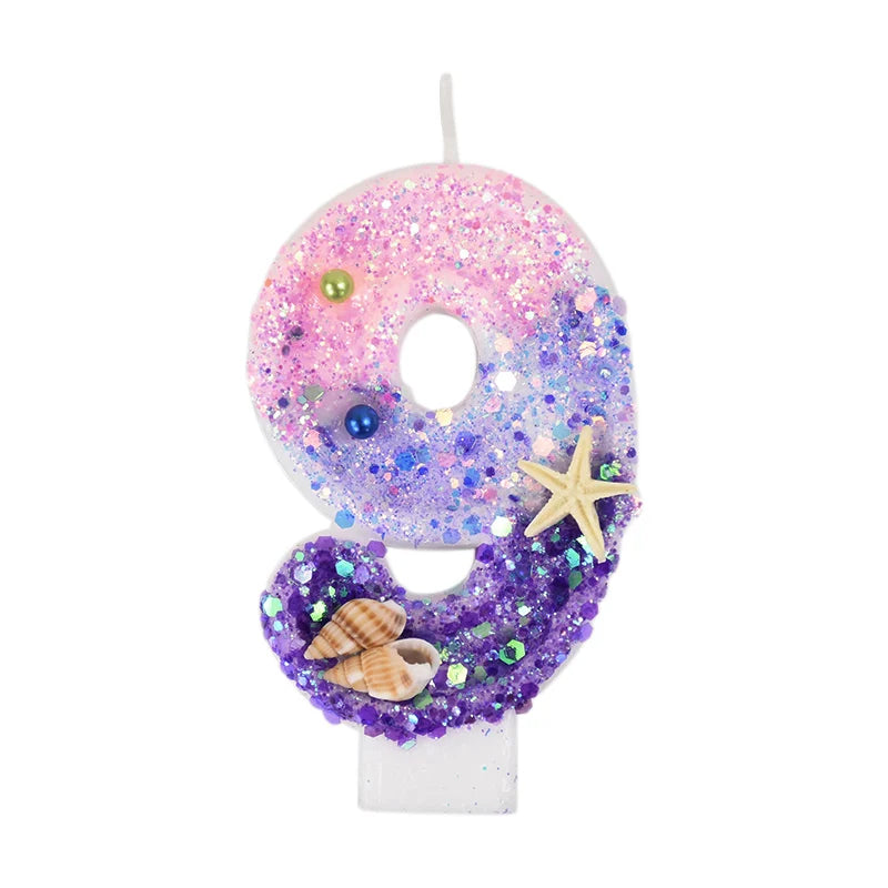 Mermaid Cake Candle