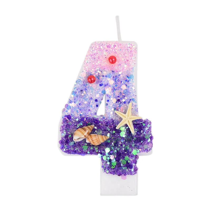 Mermaid Cake Candle