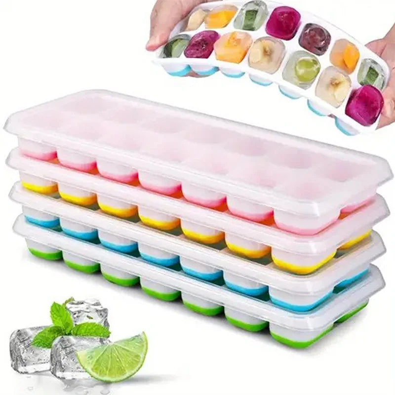 14 Grid Ice Cube Tray Silicone Mold