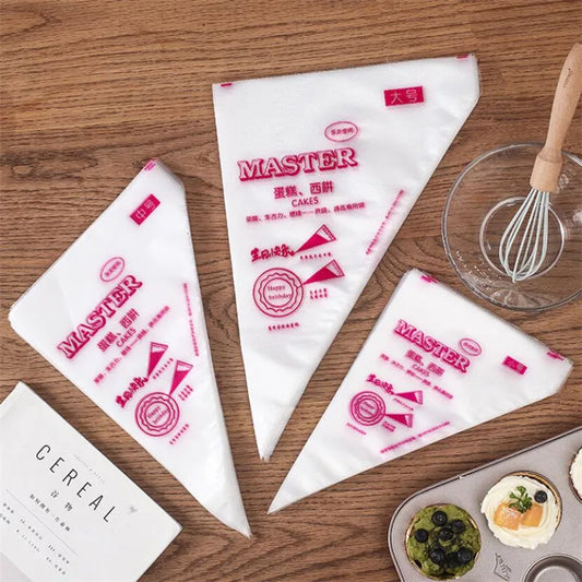 10Pcs Disposable Pastry Piping Bags Cake Decoration