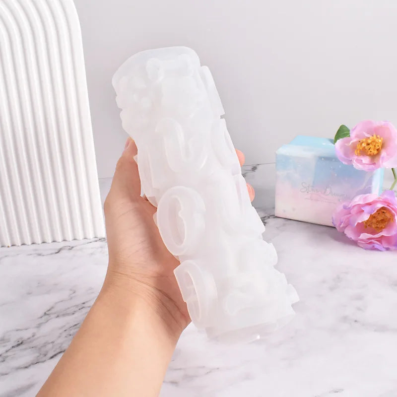 Alphabet Epoxy Resin Silicone Mold