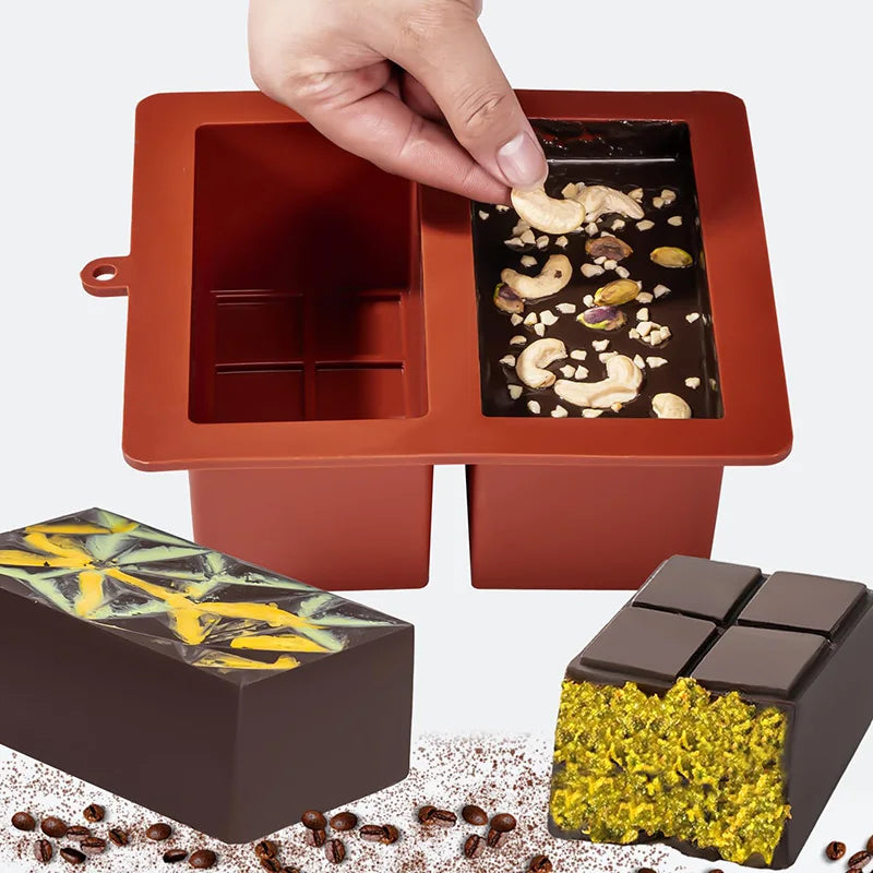 CSilicone Thick Chocolate Bar Mold