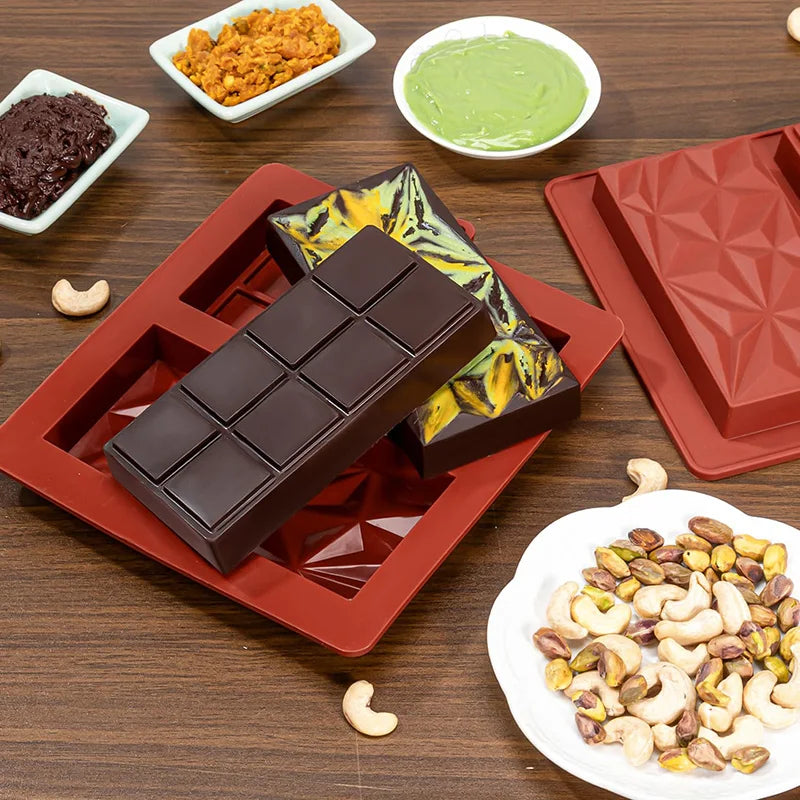 CSilicone Thick Chocolate Bar Mold