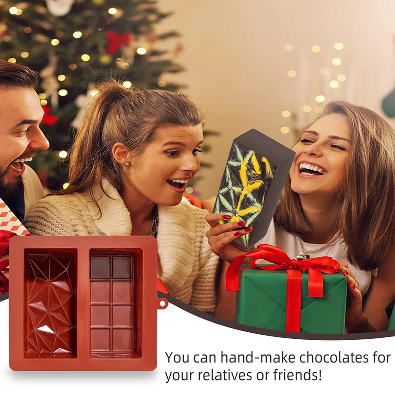 CSilicone Thick Chocolate Bar Mold
