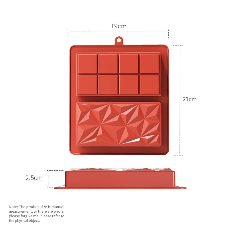 CSilicone Thick Chocolate Bar Mold
