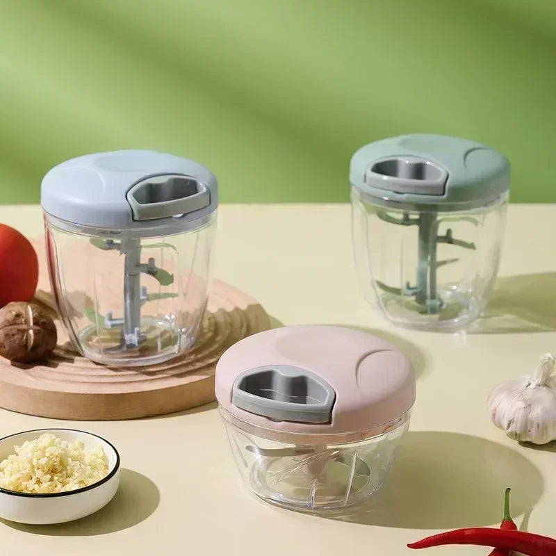500ML Manual Meat Mincer - Garlic Chopper
